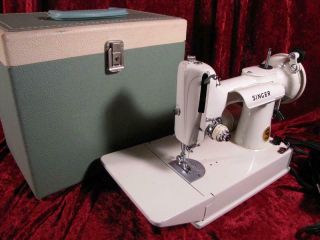 Singer Featherweight 221 - K White - - One Owner