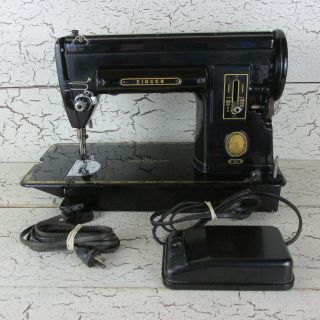 Singer 301 Black Sewing Machine Parts Straight Stitch Foot Pedal