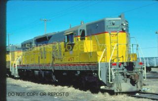 Slide Union Pacific Rr Sd24 457 Ccl Bluffs 1978
