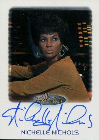 The Women Of Star Trek 2010 Autograph Nichelle Nichols