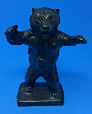 Mold A Rama Standing Bear Small Knoxville Zoo In Black (m1)