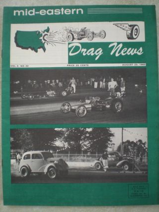 Mid - Eastern Drag News August 23 1963