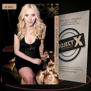 Scarlett Johansson [ 651 - Unc ] Project X Numbered Cards / Limited Edition