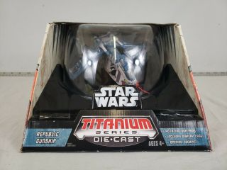 Hasbro Star Wars Titanium Series Diecast Republic Gunship 2006