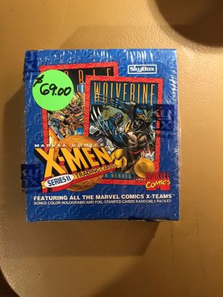 1993 Marvel X - Men Series 2 Skybox Factory Card Box