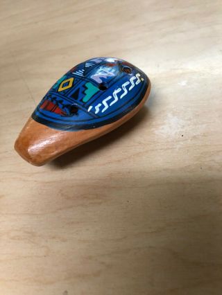 Handmade and painted Ocarina Musical Instrument Flute Made in Peru 3