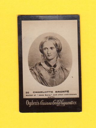 Charlotte Bronte Author Jane Eyre Vintage Ogden 