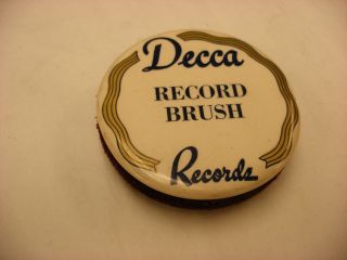Phonograph Gramophone Record Cleaner Duster - Decca