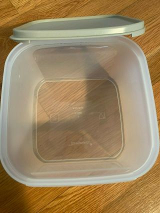Set of 3 TUPPERWARE Modular Mate 11 Cup Square 2 Container 1620 w/ Blue Beige 6