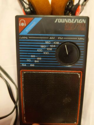 Soundesign Stereo AM/FM Model 2020 - (A) With Head Set 4