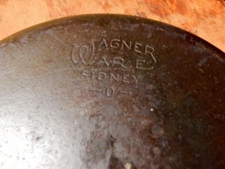 Vintage 10 Wagner Ware Sidney Cast Iron Frying Pan O 1060 - S 10 " Flat Bottom