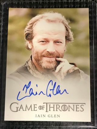 Iain Glen - Game Of Thrones Season 2 Two Autograph Card - Ser Jorah Mormont