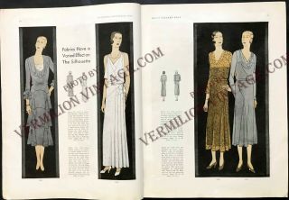 1930 Vogue Pattern Book,  Oct - Nov,  GORGEOUS 1930 ' s Art Deco Fashions 4