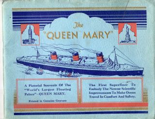 1930 Views Of The Queen Mary,  Cunard Lines