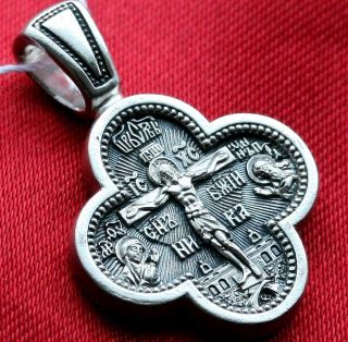 Archangel Michael&gabriel Mother Of God Medal Pendant Russian Orthodox Silver925