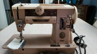 Singer 401a Sewing Machine Slant - O - Matic Heavy Duty Direct Drive Multi - Stitch