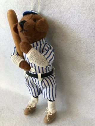 Heart Felts By Midwest Cannon Falls Old Time Baseball Player Felt Ornament 2