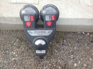 Duncan Industries Double Head Parking Meter