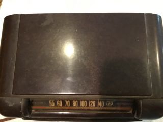Vintage Radio Westinghouse 10x 6.  25 X 6.  5 - Bakelite - Dark Brown