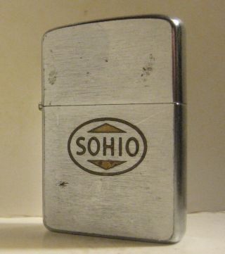 1957 Advertising Zippo Sohio Standard Oil Company Of Ohio Oil & Gas