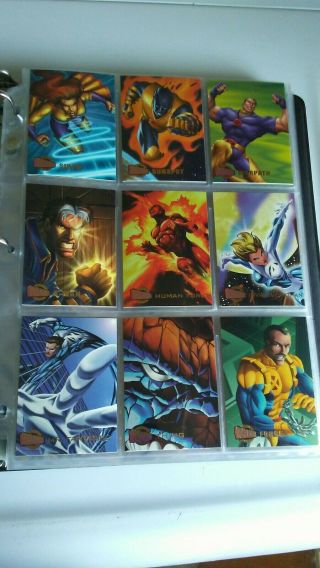 1996 Marvel Onslaught ULTRA SET 1 - 100,  mirage 1,  3 6