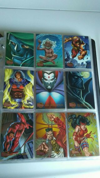 1996 Marvel Onslaught ULTRA SET 1 - 100,  mirage 1,  3 8