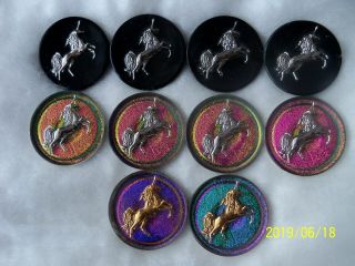 Czech Glass Buttons (31 Mm) (27mm) Special Order For _mohichin