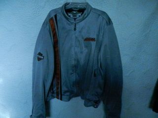 Harley Davidson Mesh Reflective Jacket Sz 2xl Great For Summer And Spring Riding