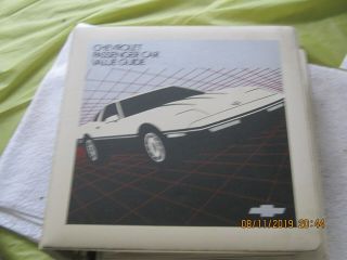 1985 Chevrolet All Models Dealer Album,  Corvette,  Camaro,  Monte Carlo