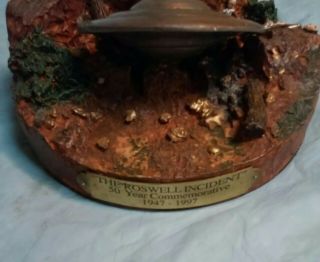 The Roswell Incident 50th Anniversary Commemorative Shadowbox Diorama Sculpture 2