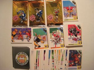 Hockey Freaks - Full Basic 100 Card Set Plus 10 Stickers 1992 (action Cards)