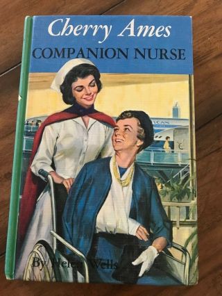 " Cherry Ames,  Companion Nurse " • 24 •matte Pc/green Spine