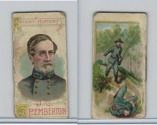 N78 Duke,  Histories Of Generals,  Civil War,  1889,  Pemberton,  J C