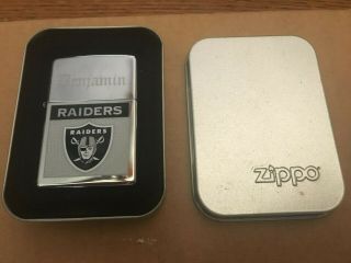 Zippo Lighter - Nfl Oakland Raiders Black Hole Vintage Las Vegas Personalized