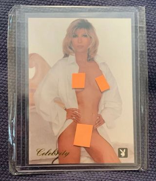 Nancy Sinatra 1995 Playboy Gold Foil Celebrity Chase Card 2ns Frank’s Daughter