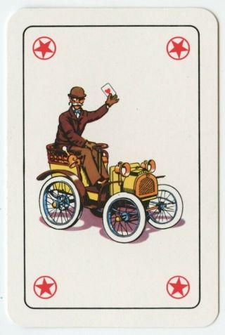 (200) Joker Playing Card - Antique Car - Oldtimer