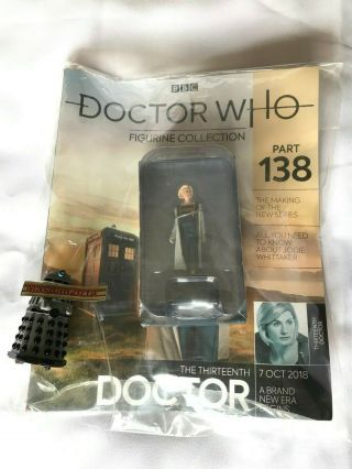 Eaglemoss Doctor Who - 13th Dr Whittaker Figurine - Issue 138 & & Mag