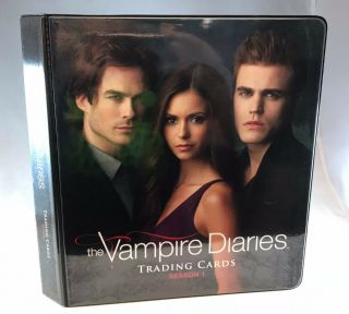Binder Sale: Album For The Vampire Diaries Season 1 Cards By Cryptozoic 2011