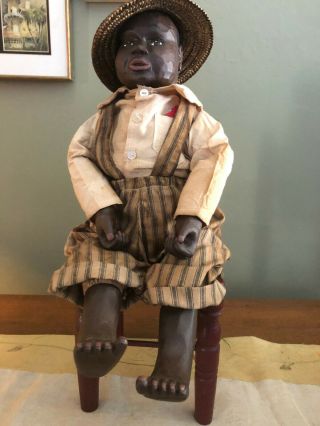 Folk Art Boy Doll 18  Dandy " Arnett 