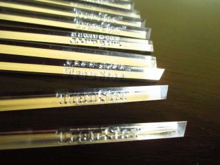 Collectible Transtar Airlines (formerly Muse Air) 1st Class Stir Sticks Set Of 10