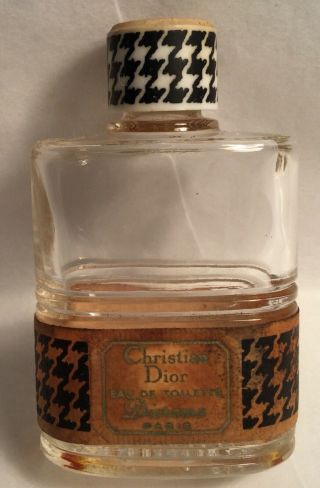 Vintage Christian Dior Edt " Diorama " Rare Perfume 2 1/2 " Bottle Paris France