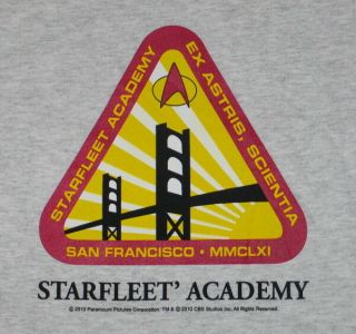 Star Trek Star Fleet Academy Logo T - Shirt,  Style 2 Size 3x Unworn