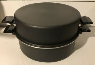 Miracle Maid Anodized 6 - Quart Dutch Oven/stock Pot W/steamer