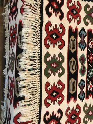 Navajo Style Rug.  Floor Runner Mulit - color.  62” Long.  Great Shape 3