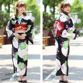 Japanese Dye Kimono Yukata Single Item -