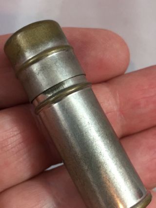 Vintage Bowers Storm Master Tube Shaped Pocket Lighter