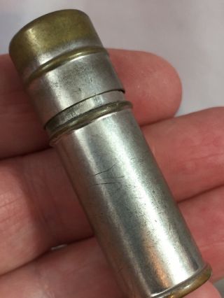Vintage BOWERS Storm Master Tube Shaped Pocket Lighter 2
