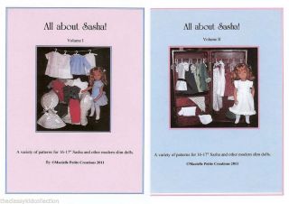 All About Sasha Volumes I And Ii Doll Pattern Booklets