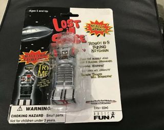 Vintage Lost In Space B - 9 Robot Talking Key Chain