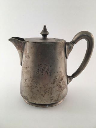 Rare Vintage Advertising Cpr Canadian Pacific Railway Steamship Pewter Teapot